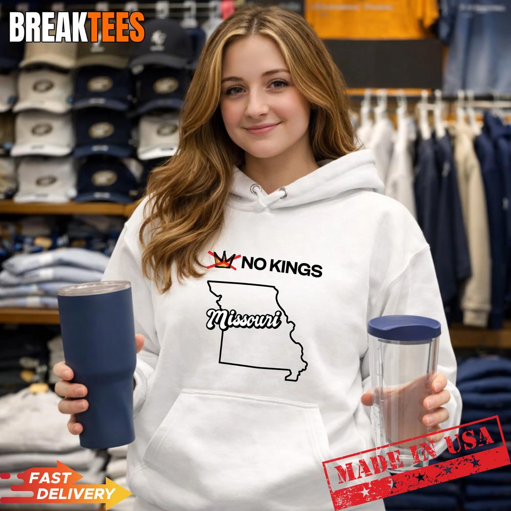 No Kings Missouri Map T-Shirt