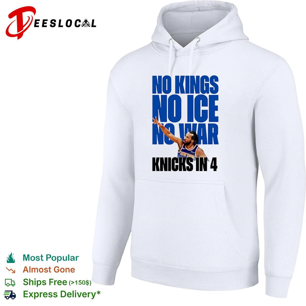 No Kings No Ice No War Knicks In 4 Finals 2026 shirt