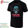 No More Wars for Israel Skull Helmet Military shirt