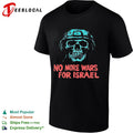 No More Wars for Israel skull helmet shirt