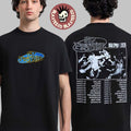 No Pressure USA Spring 2026 Tour Merch Logo With Dates Back Drain Headline Tour Two Sided T-Shirt