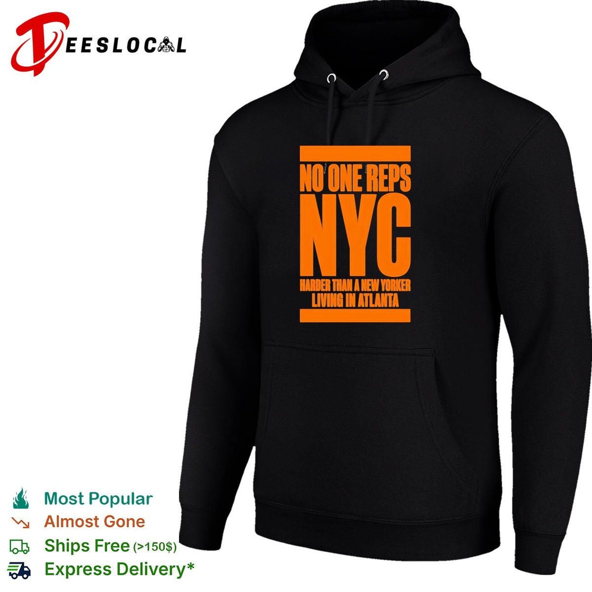 No one reps NYC harder than a new yorker living in Atlanta shirt