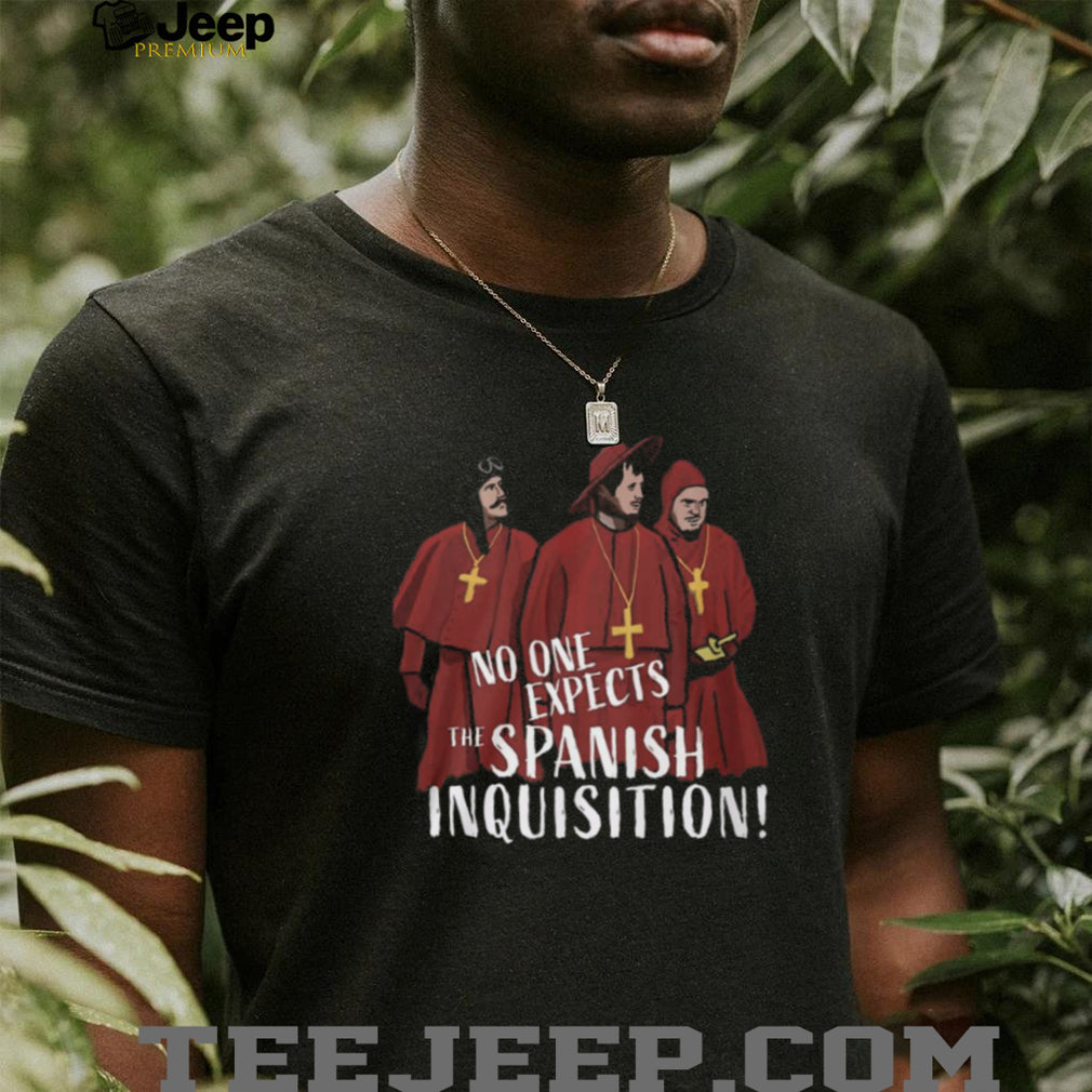 Nobody Expects The Spanish Inquisition T Shirt Classic Monty Python Art