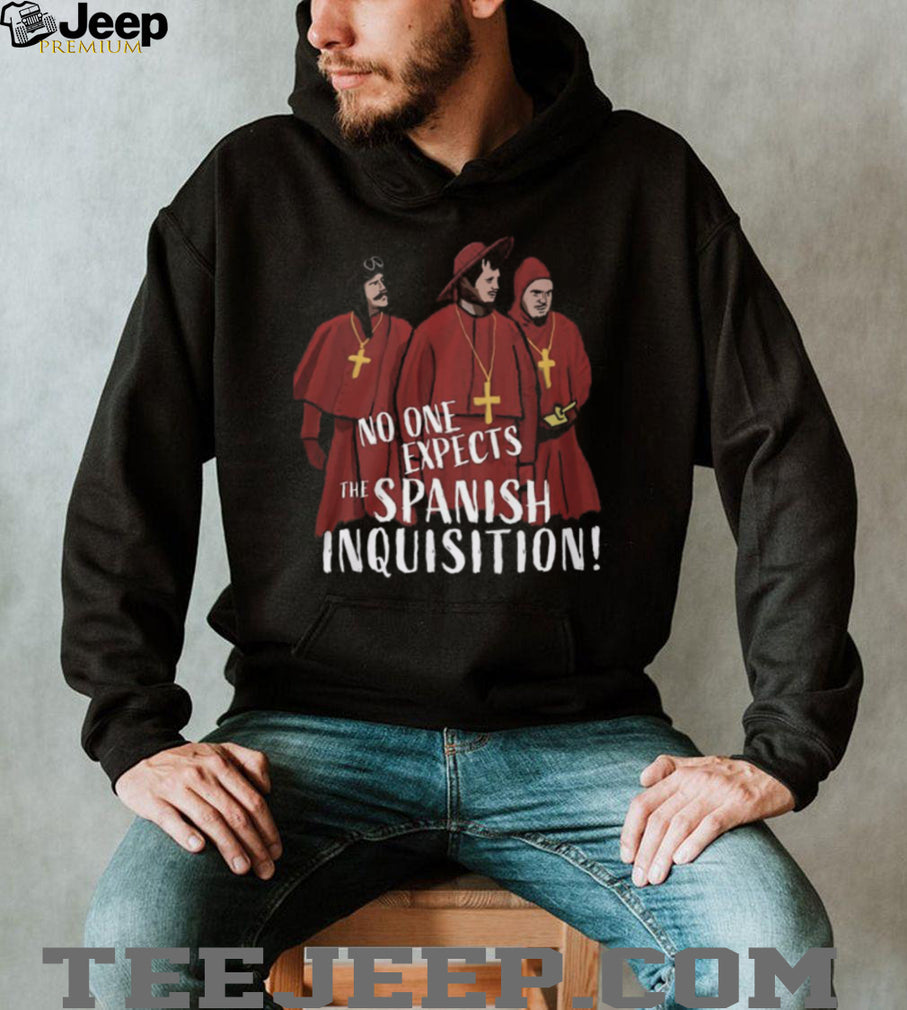 Nobody Expects The Spanish Inquisition T Shirt Classic Monty Python Art