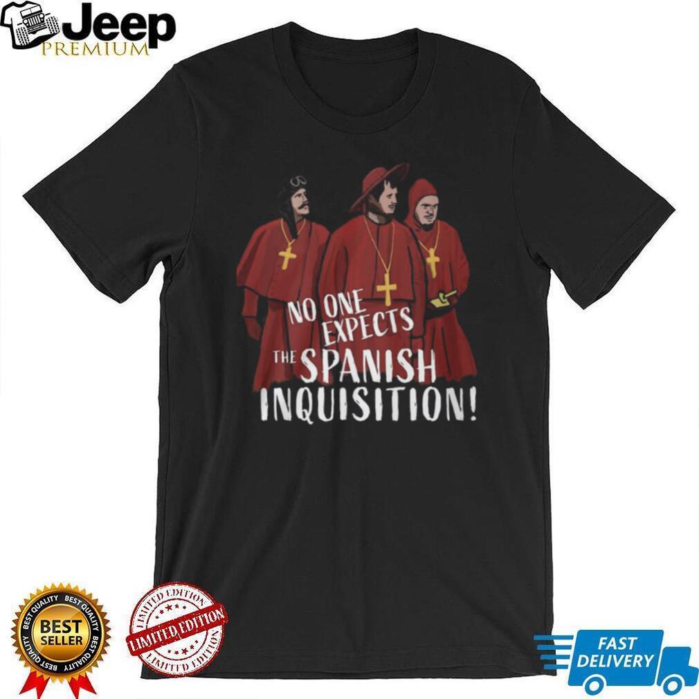 Nobody Expects The Spanish Inquisition T Shirt Classic Monty Python Art