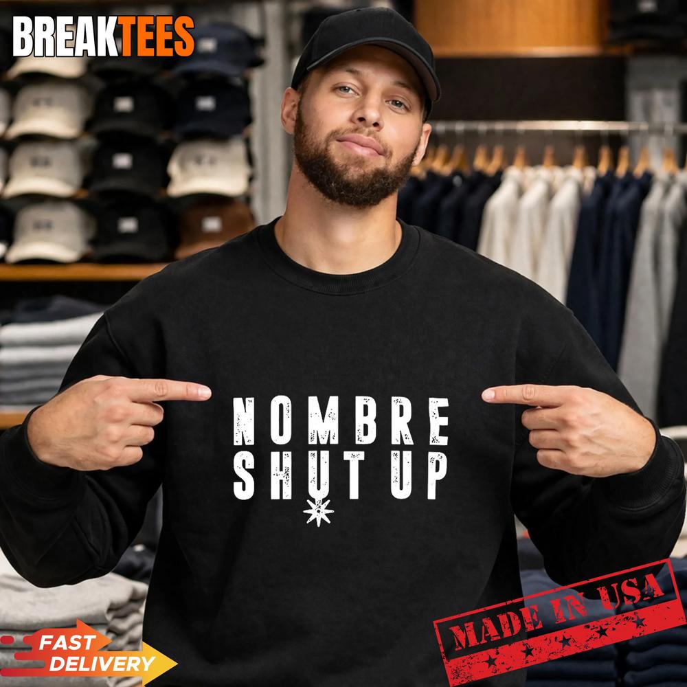 Nombre shut up San Antonio Spurs NBA 2026 T-Shirt
