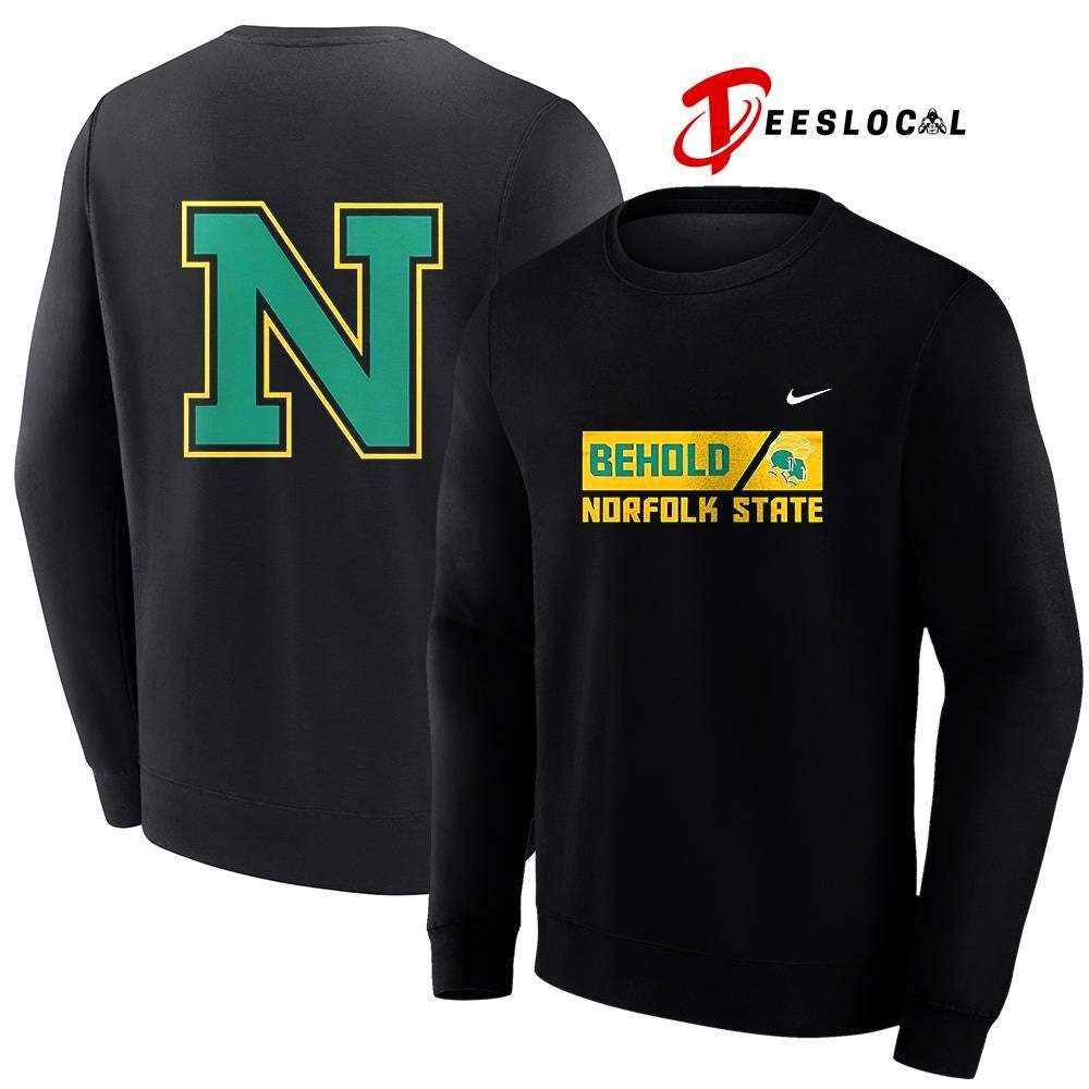 Norfolk State Spartans behold the green and gold shirt