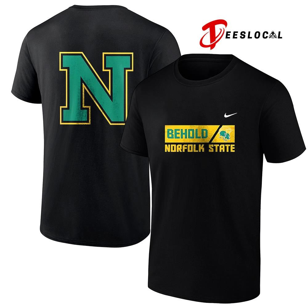 Norfolk State Spartans behold the green and gold shirt