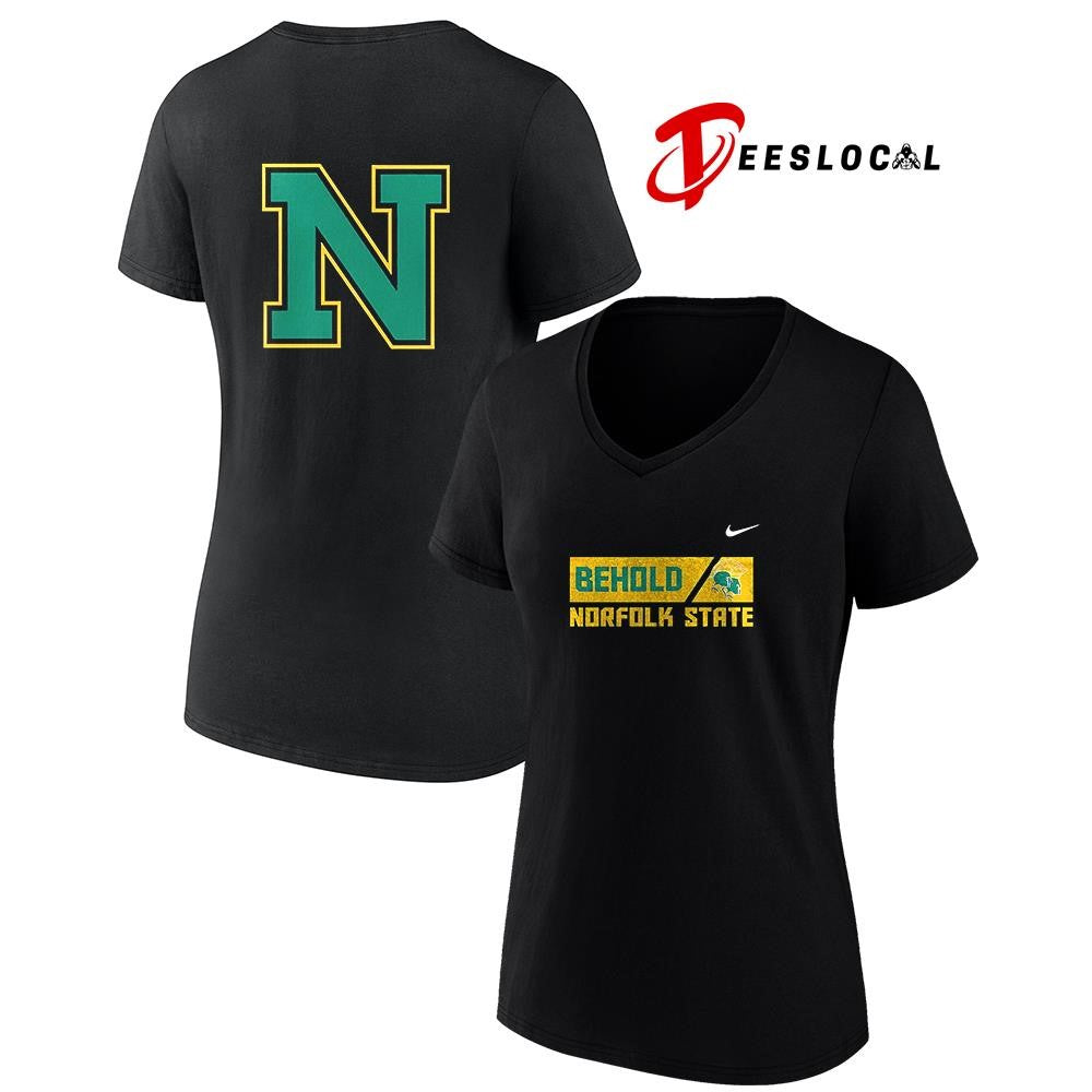 Norfolk State Spartans behold the green and gold shirt