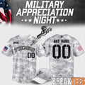 Norfolk Tides Military Appreciation Night Camo Baseball Jersey