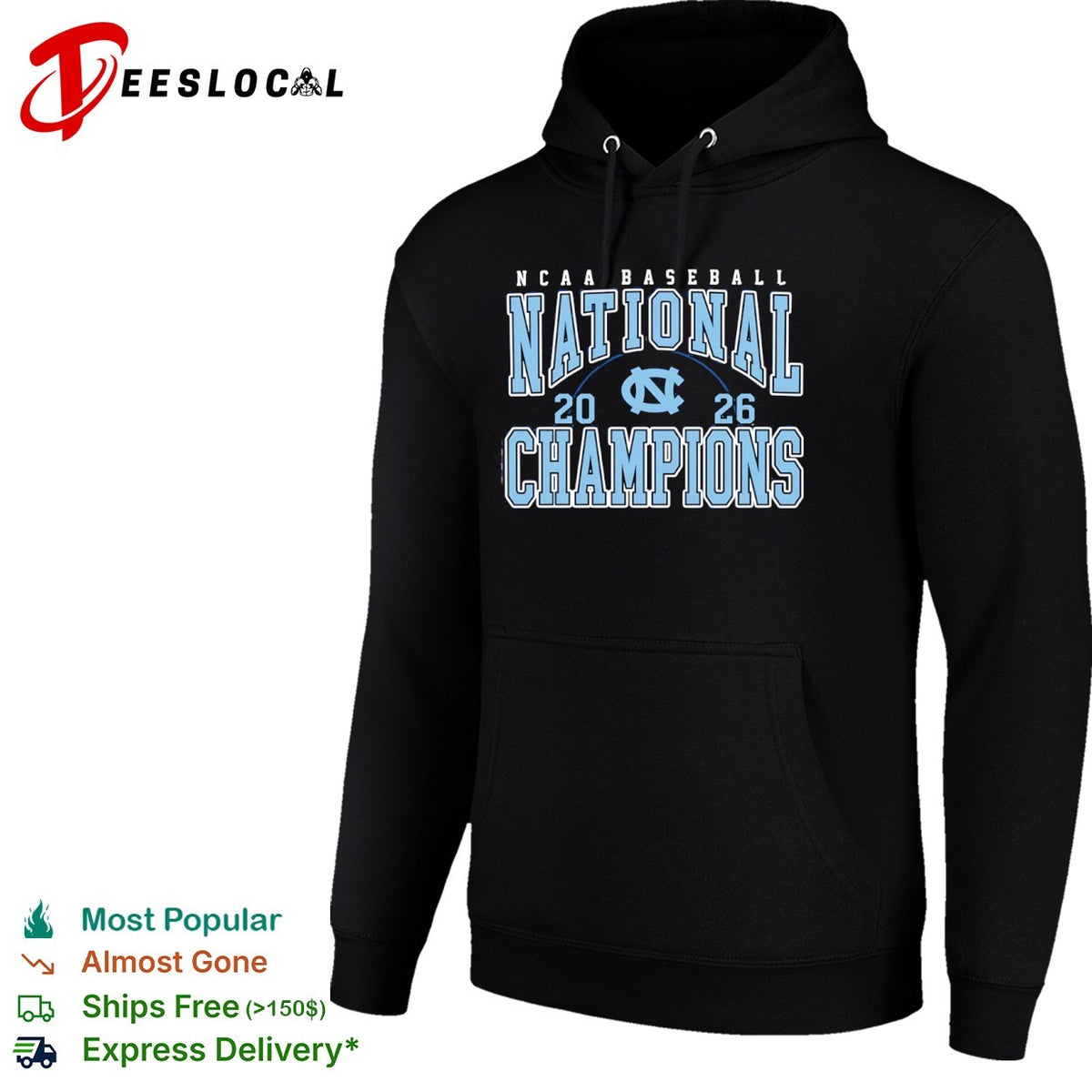 North Carolina Tar Heels NCAA Baseball National Champions 2026 shirt
