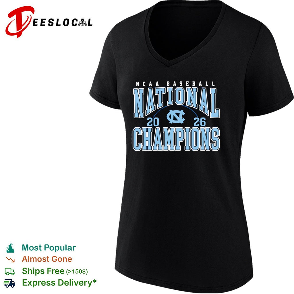 North Carolina Tar Heels NCAA Baseball National Champions 2026 shirt