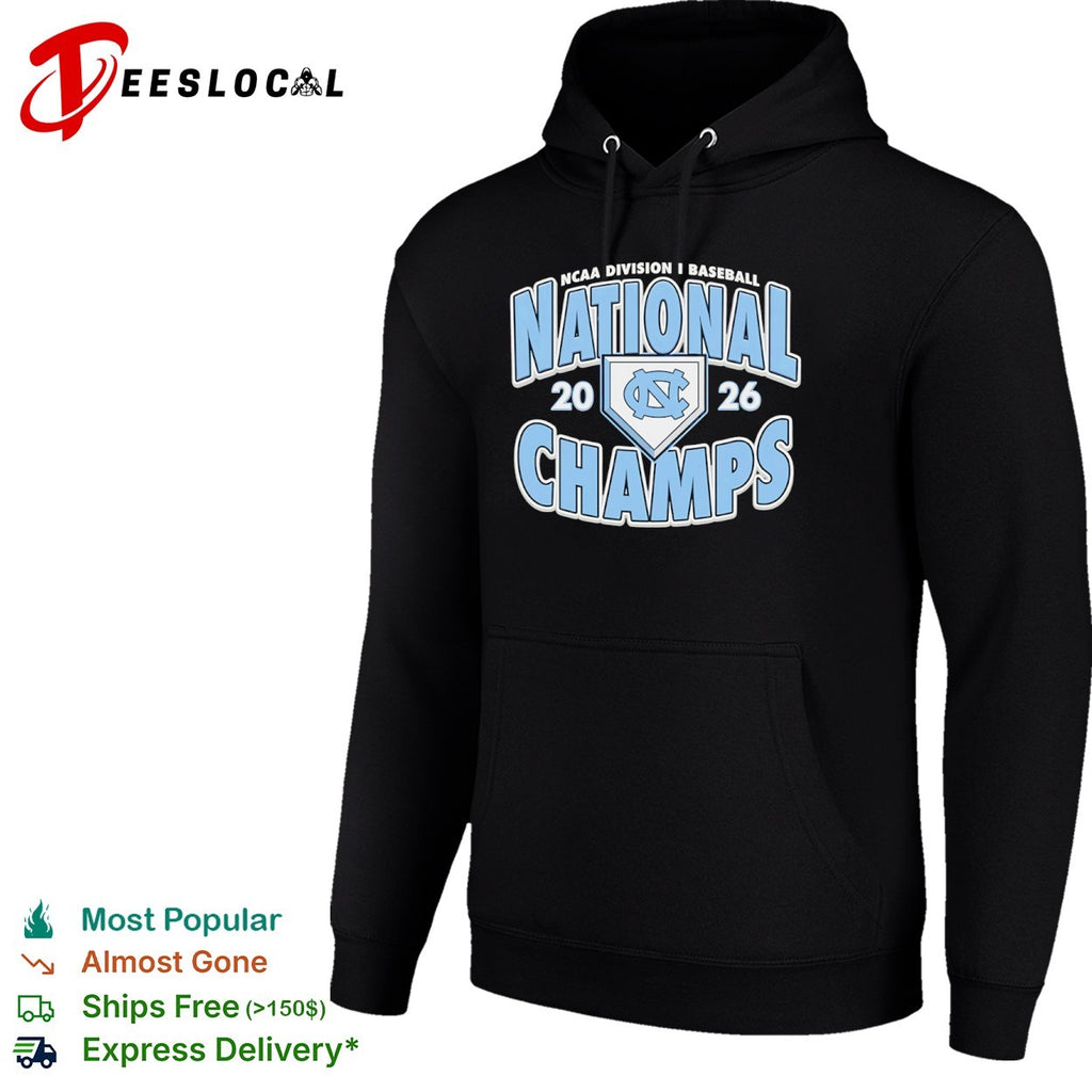 North Carolina Tar Heels NCAA Division I Baseball 2026 National Champs shirt