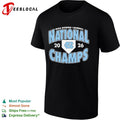 North Carolina Tar Heels NCAA Division I Baseball National Champs 2026 shirt