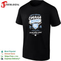 North Carolina Tar Heels Omaha Bound 2026 College World Series baseball dark shirt