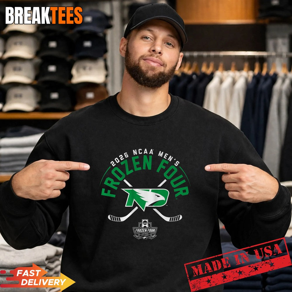 North Dakota Men’s Hockey 2026 Frozen Four T-Shirt