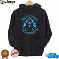 Not My Circus Not My Monkeys Blue Flame Reaper Skull T Shirt