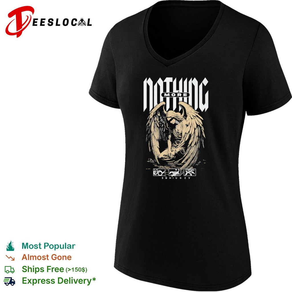 Nothing More Band Angel Blindfolded Snake Scorpion Claw shirt