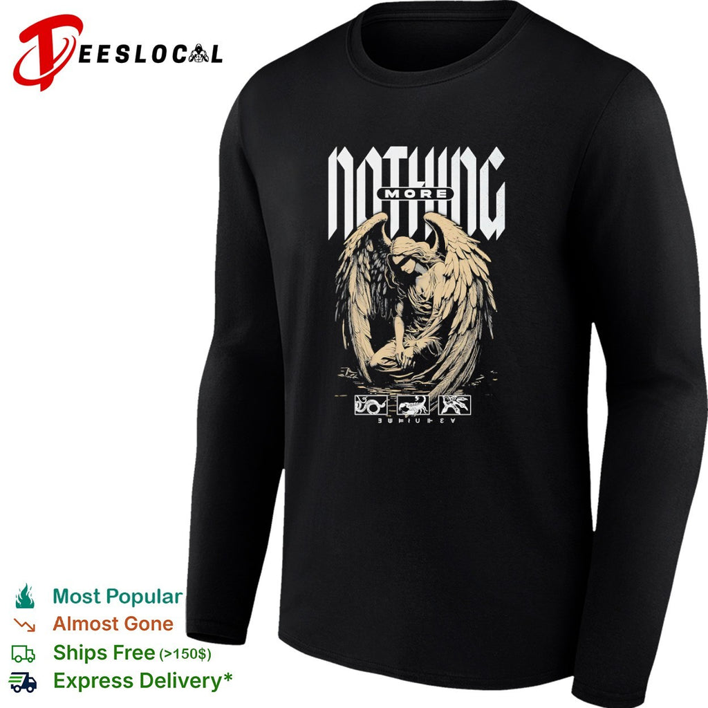 Nothing More Band Angel Blindfolded Snake Scorpion Claw shirt