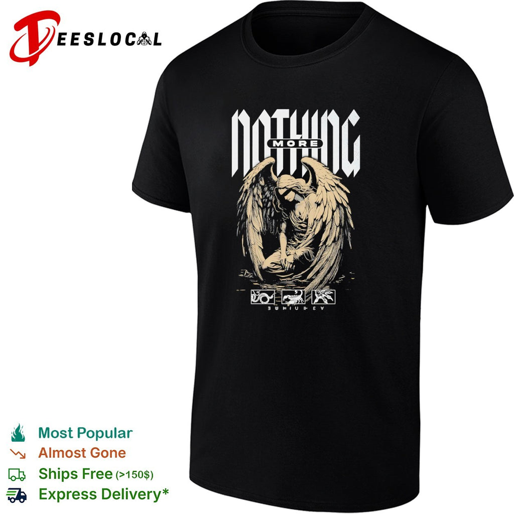 Nothing More Band Angel Blindfolded Snake Scorpion Claw shirt