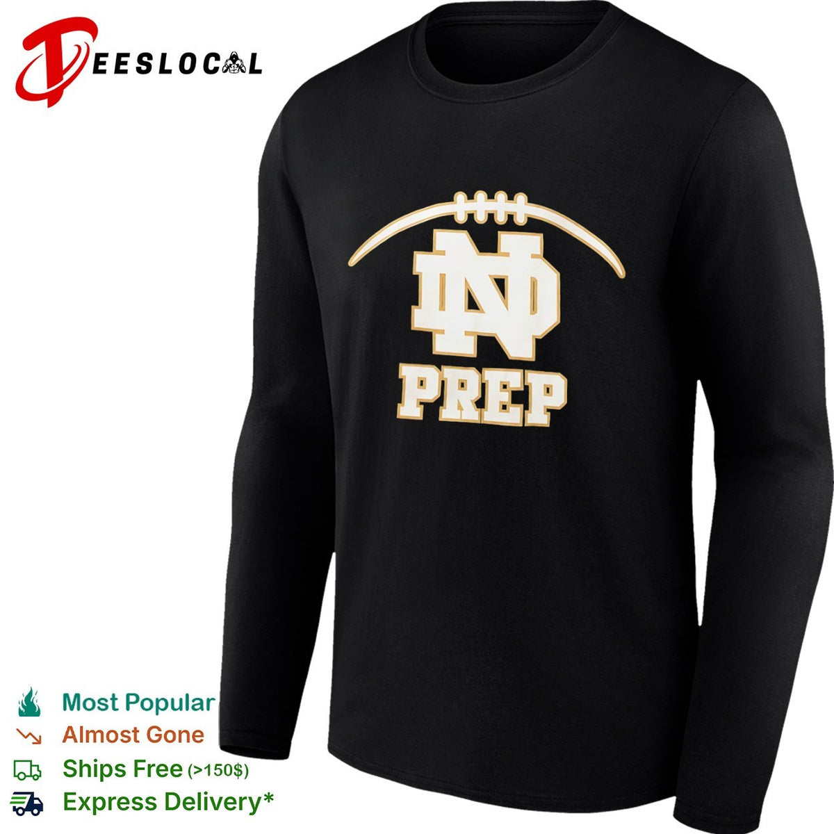 Notre Dame Fighting Irish Prep Football University shirt