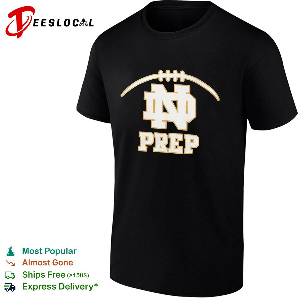 Notre Dame Fighting Irish Prep Football University shirt