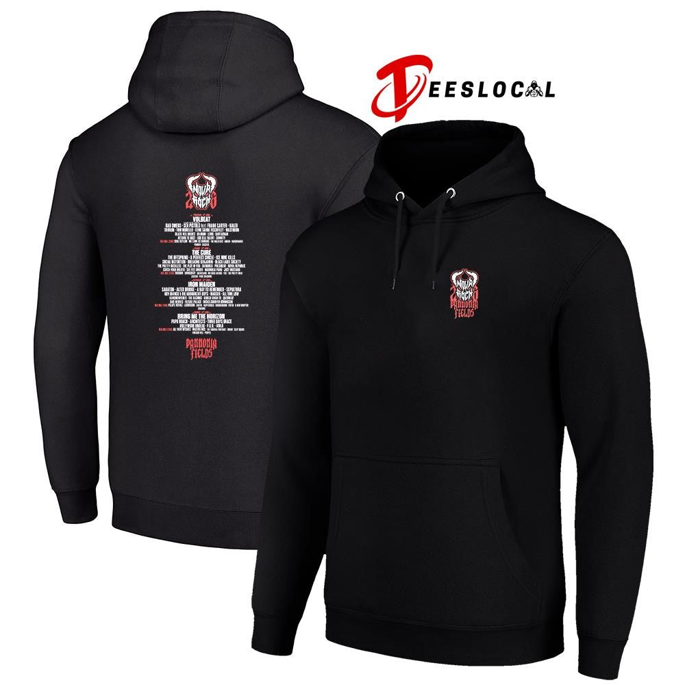 Nova Rock Pannonia Fields Deamon lineup graphic shirt