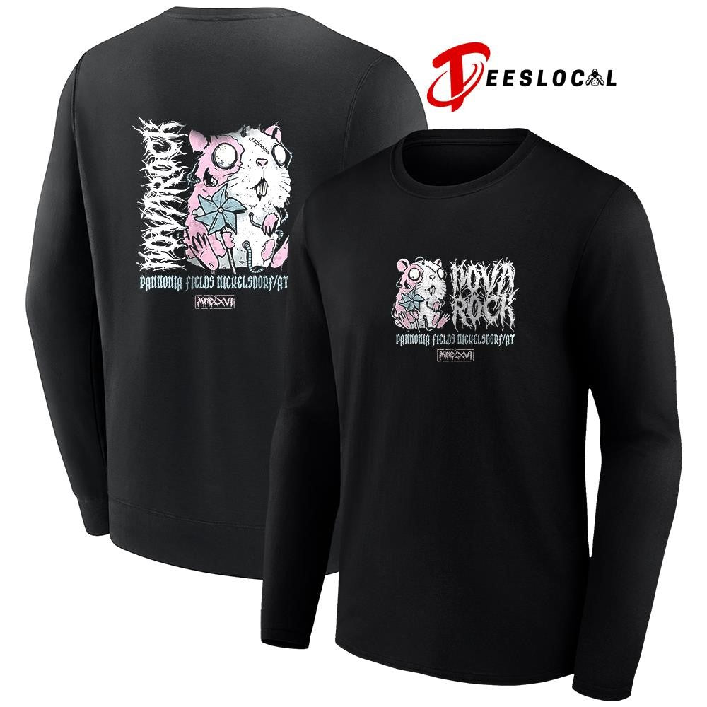 Nova Rock Pannonia Fields chaos Hammy graphic shirt