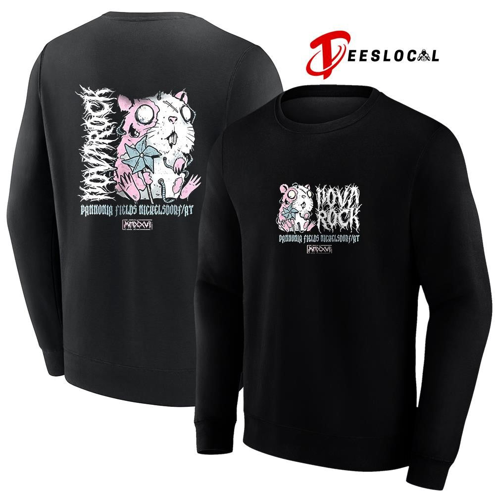 Nova Rock Pannonia Fields chaos Hammy graphic shirt