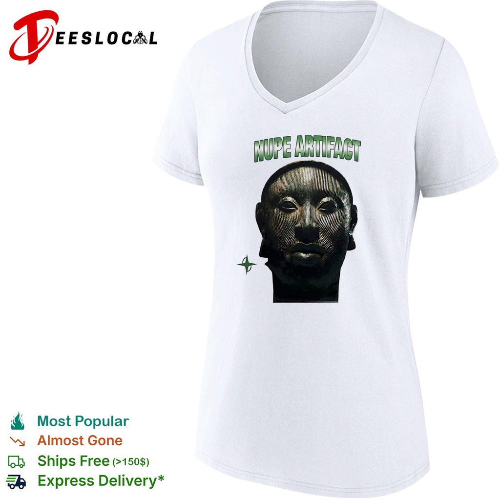 Nupe Artifact Ife Bronze Head African Sculpture Culture History Artistic shirt
