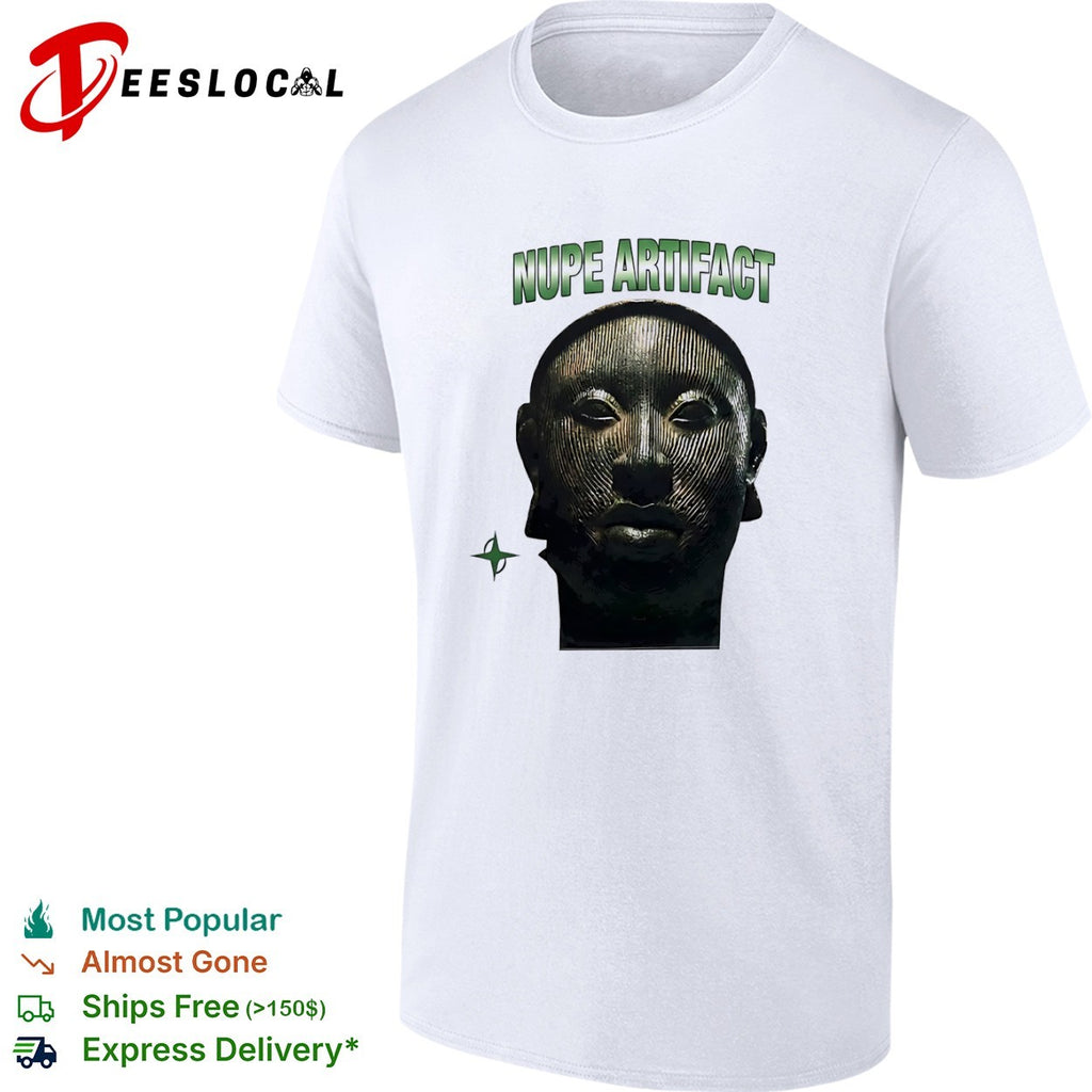 Nupe Artifact Ife Bronze Head African Sculpture Culture History Artistic shirt