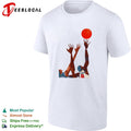 OG Anunoby Harper basketball reaching for ball action art white shirt