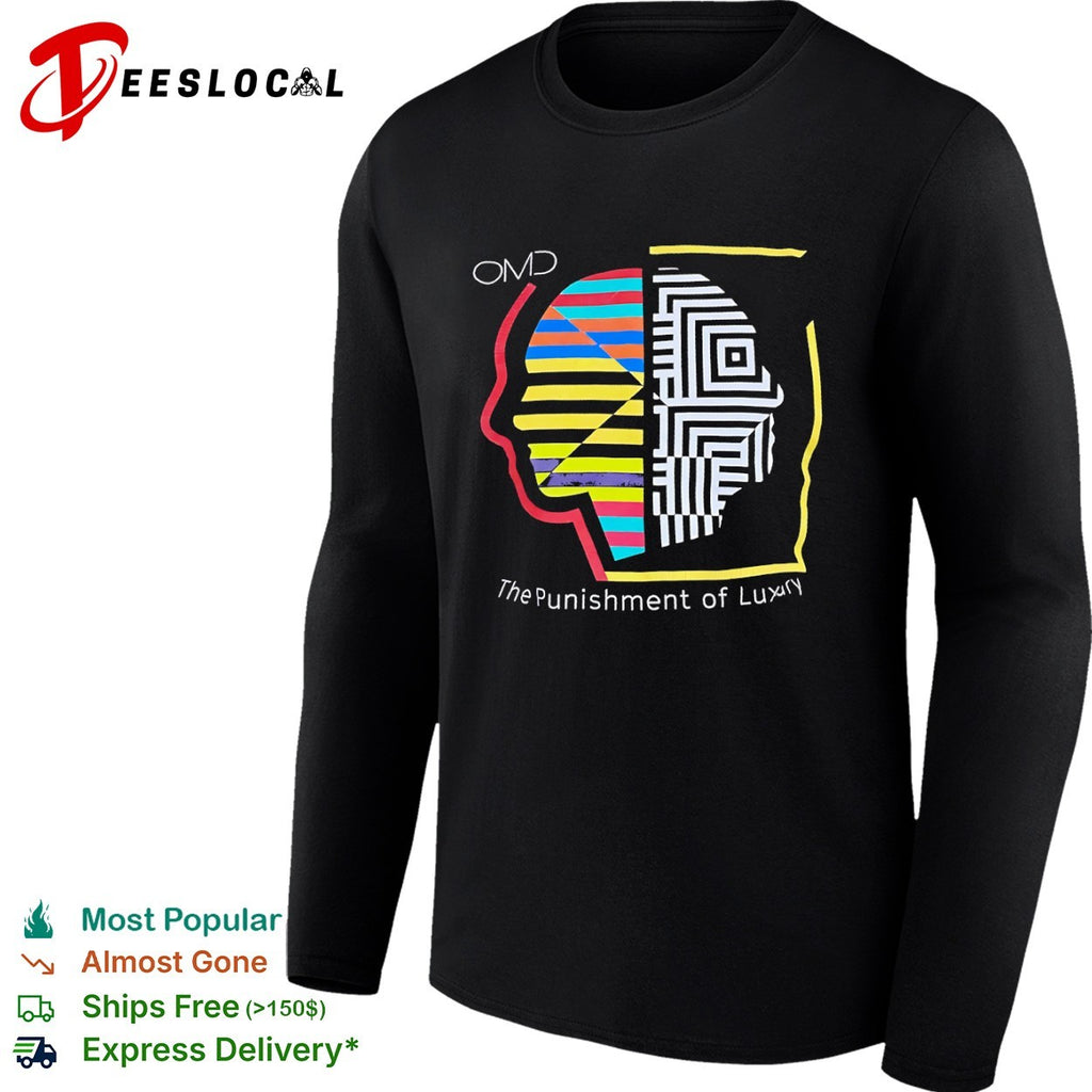 OMD The Punishment of Luxury synthpop band shirt