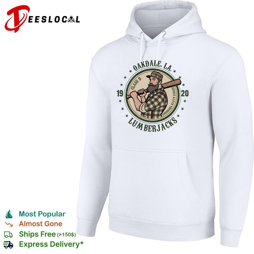Oakdale Louisiana Lumberjacks 1920 Class D Louisiana State League logger mascot vintage art shirt