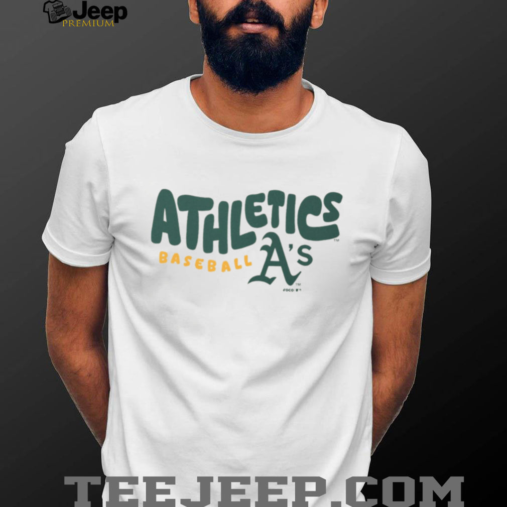 Oakland Athletics Baseball A’s Logo Oatmeal Heather T shirt