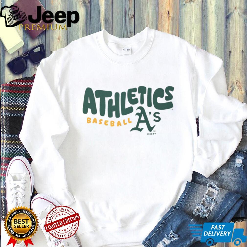 Oakland Athletics Baseball A’s Logo Oatmeal Heather T shirt