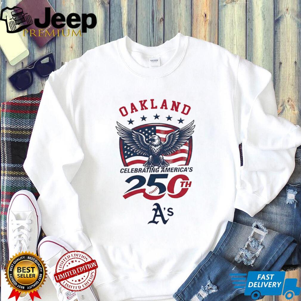 Oakland Athletics Celebrating America’s 250th Anniversary Custom Baseball Jersey T Shirt