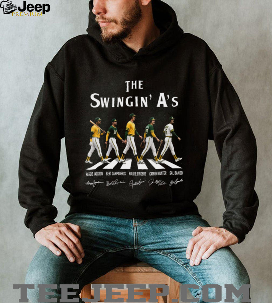 Oakland Athletics Swingin A’s MLB Baseball Dynasty Retro Style Men Women Fans Shirt