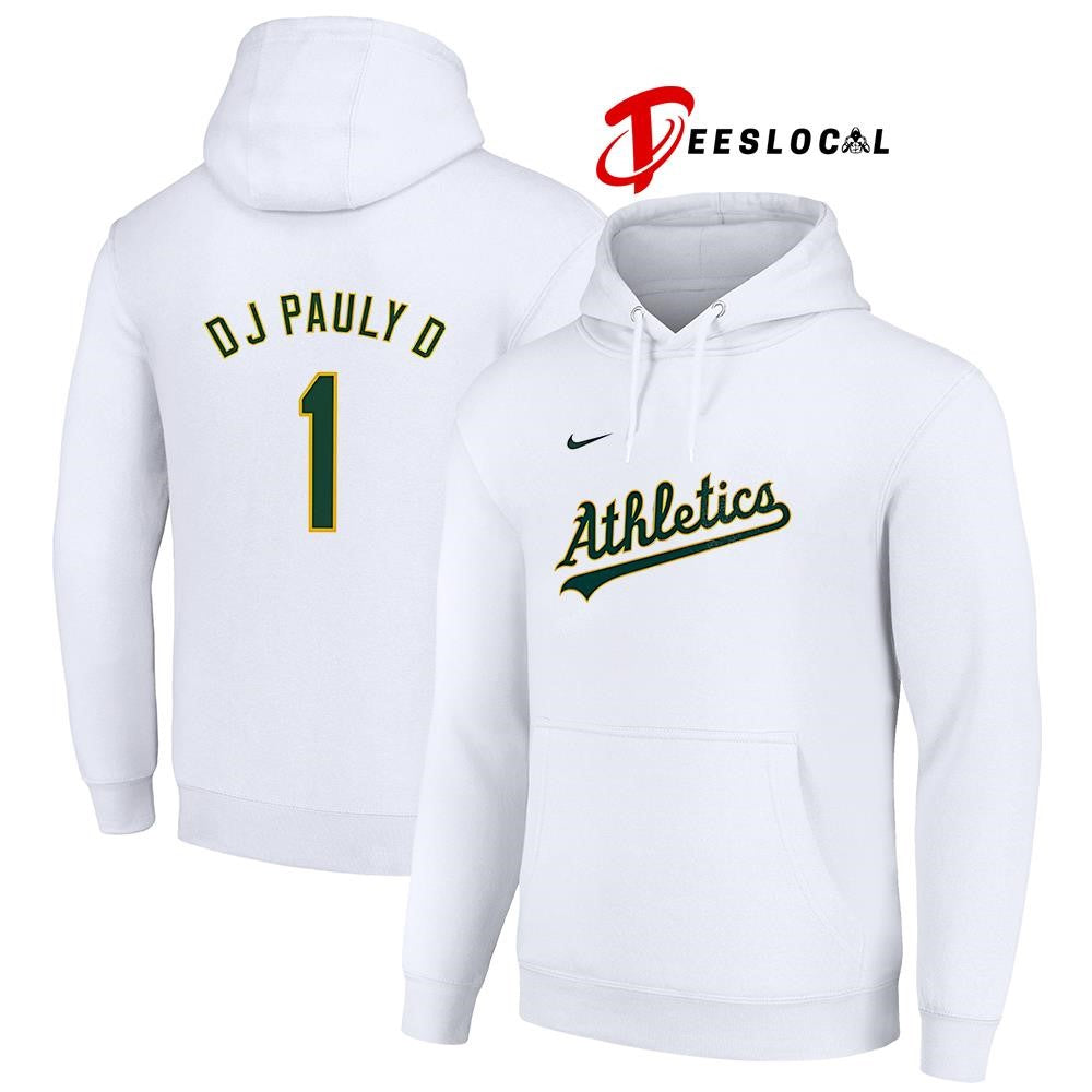 Oakland Athletics x DJ Pauly D name and number shirt