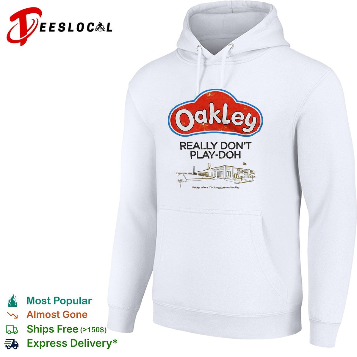 Oakley really don’t playdoh parody logo Cincinnati grew up to play graphic shirt