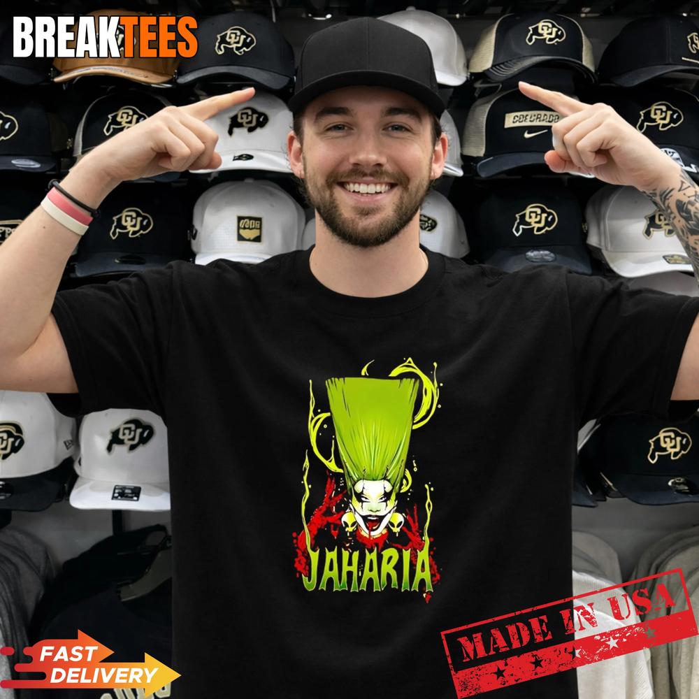 Obsessed Jaharia horror face graphic T-Shirt