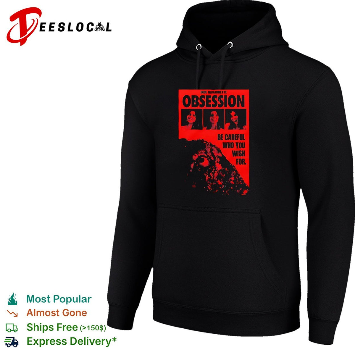 Obsession be careful who you wish for horror movie poster shirt
