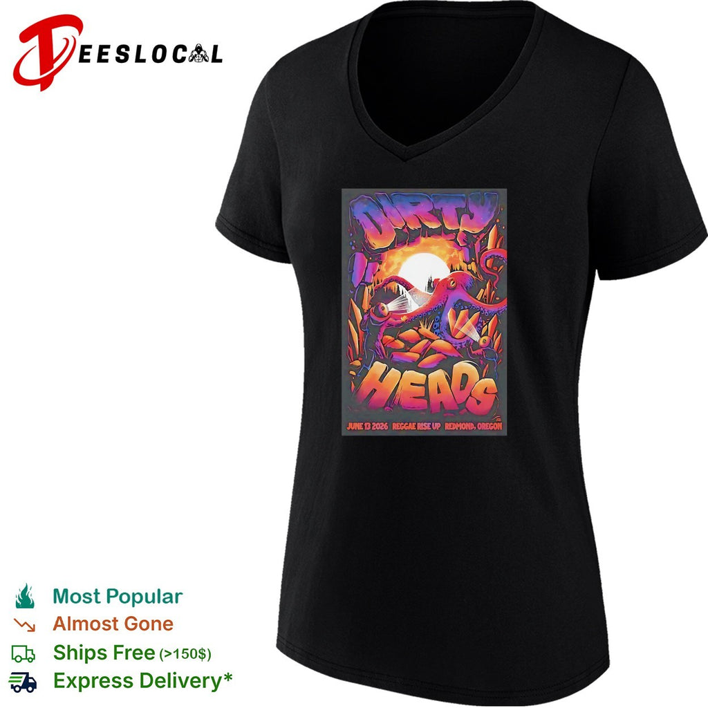 Octopus tentacle explosion Reggae Rise Up Redmond Oregon June 2026 concert framed poster art shirt