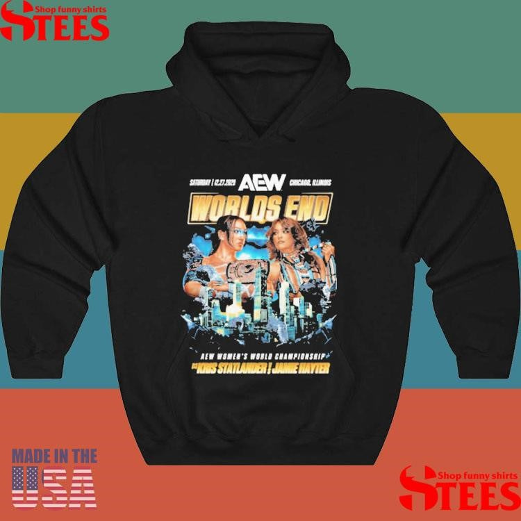 All Elite Wrestling Aew Worlds End 2025 Matchup Kris Statlander Vs Jamie Hayter T-shirt