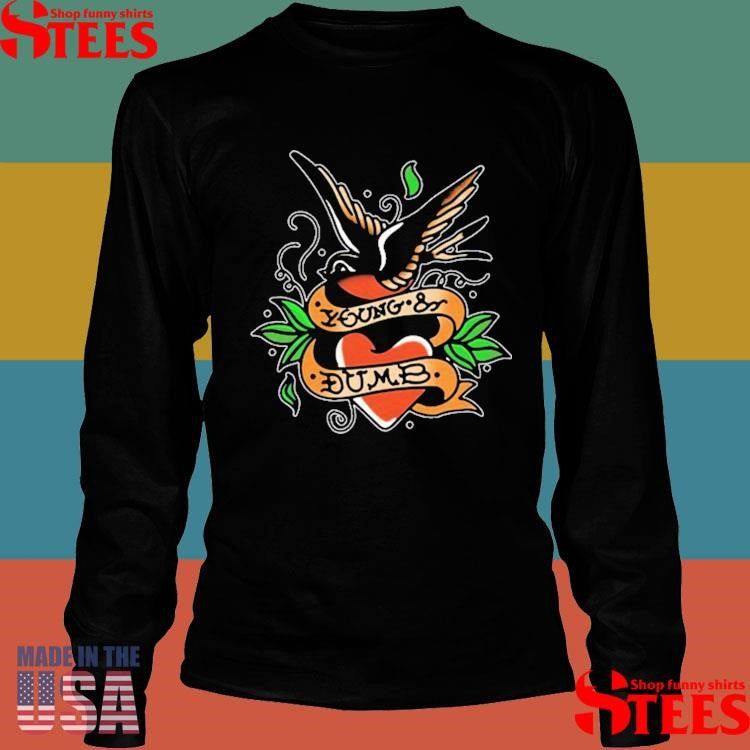 Avril Lavigne Young & Dumb Tattoo Shirts