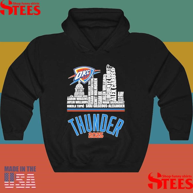 Built For Thunder Okc Thunder 2025 Shirts