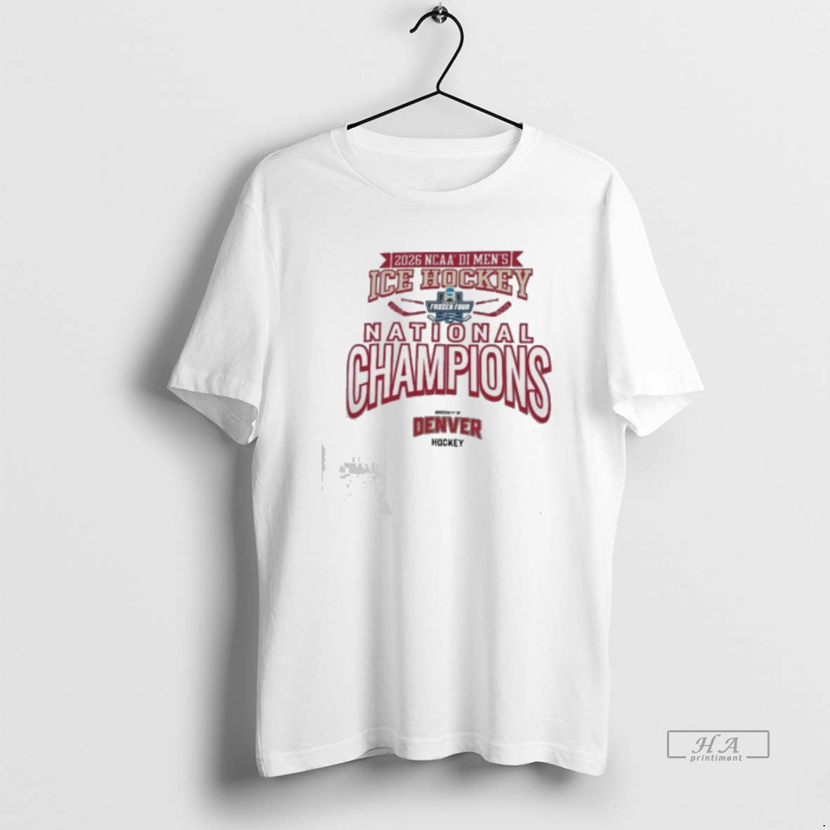 Official Champion Denver Pioneers 2026 Ncaa Frozen Four Mens Ice Hockey National Champions