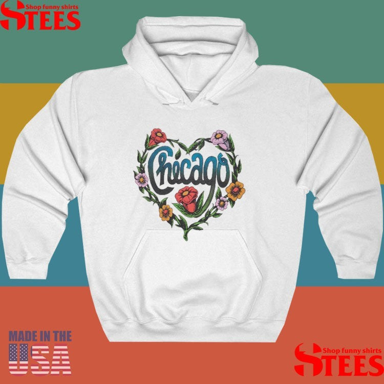 Chicago Tourist Flower Shirts