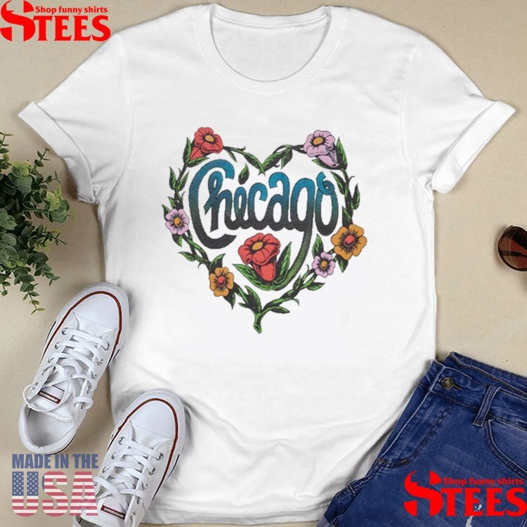 Chicago Tourist Flower Shirts