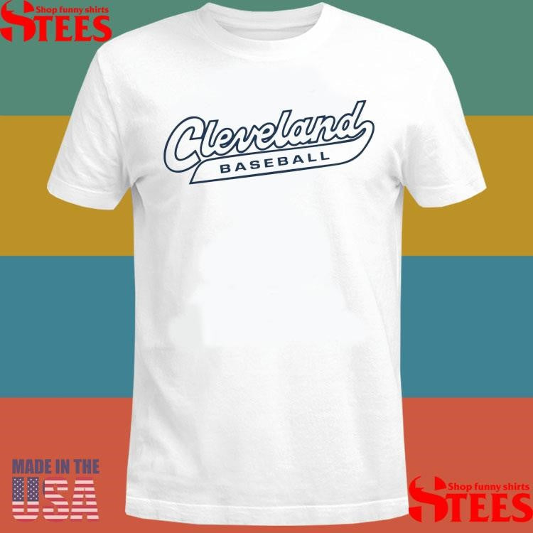 Cleveland Baseball Script Shirts